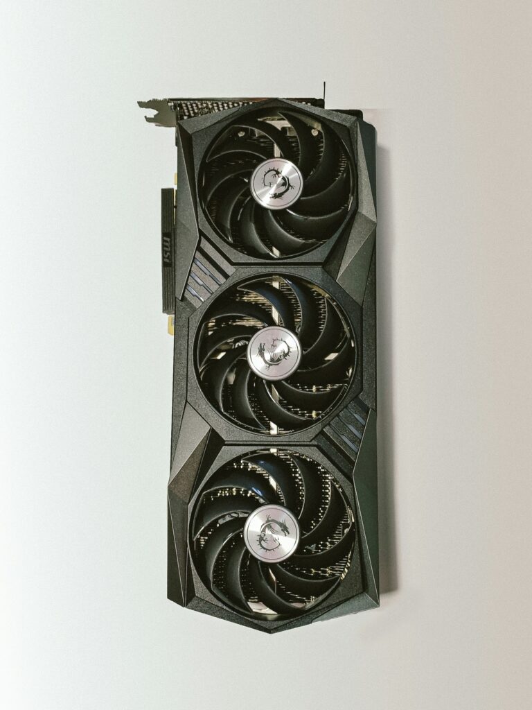 Top GPUs for Gaming in 2025 - Close-up of high-end MSI graphics card
